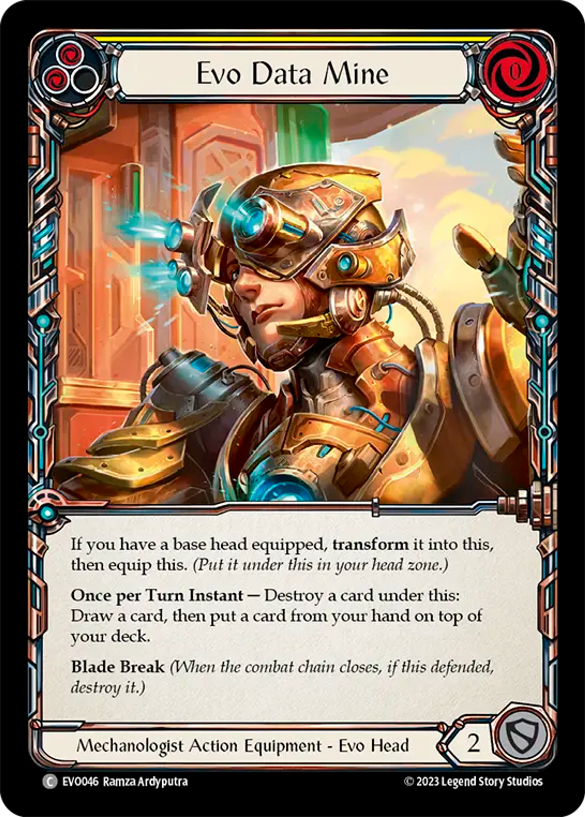Evo Data Mine (Yellow) — Bright Lights — Flesh and Blood