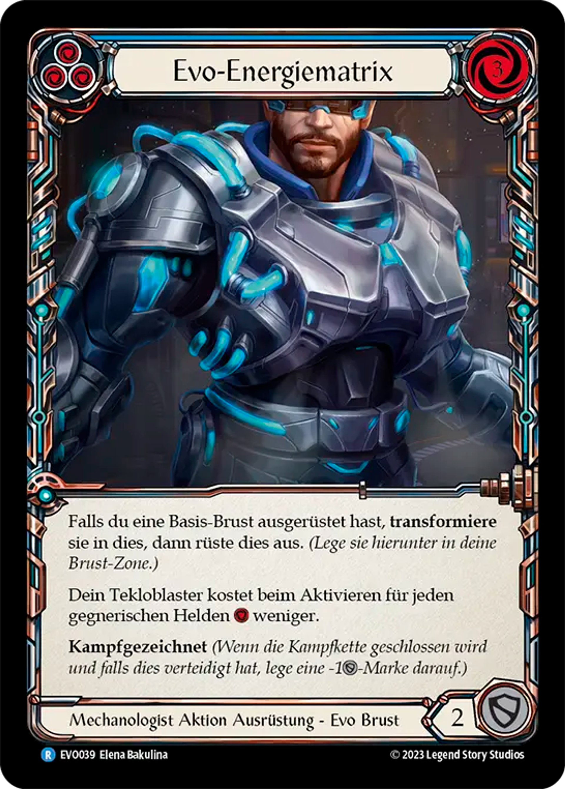 Evo Energy Matrix (Blue) — Bright Lights — Flesh and Blood