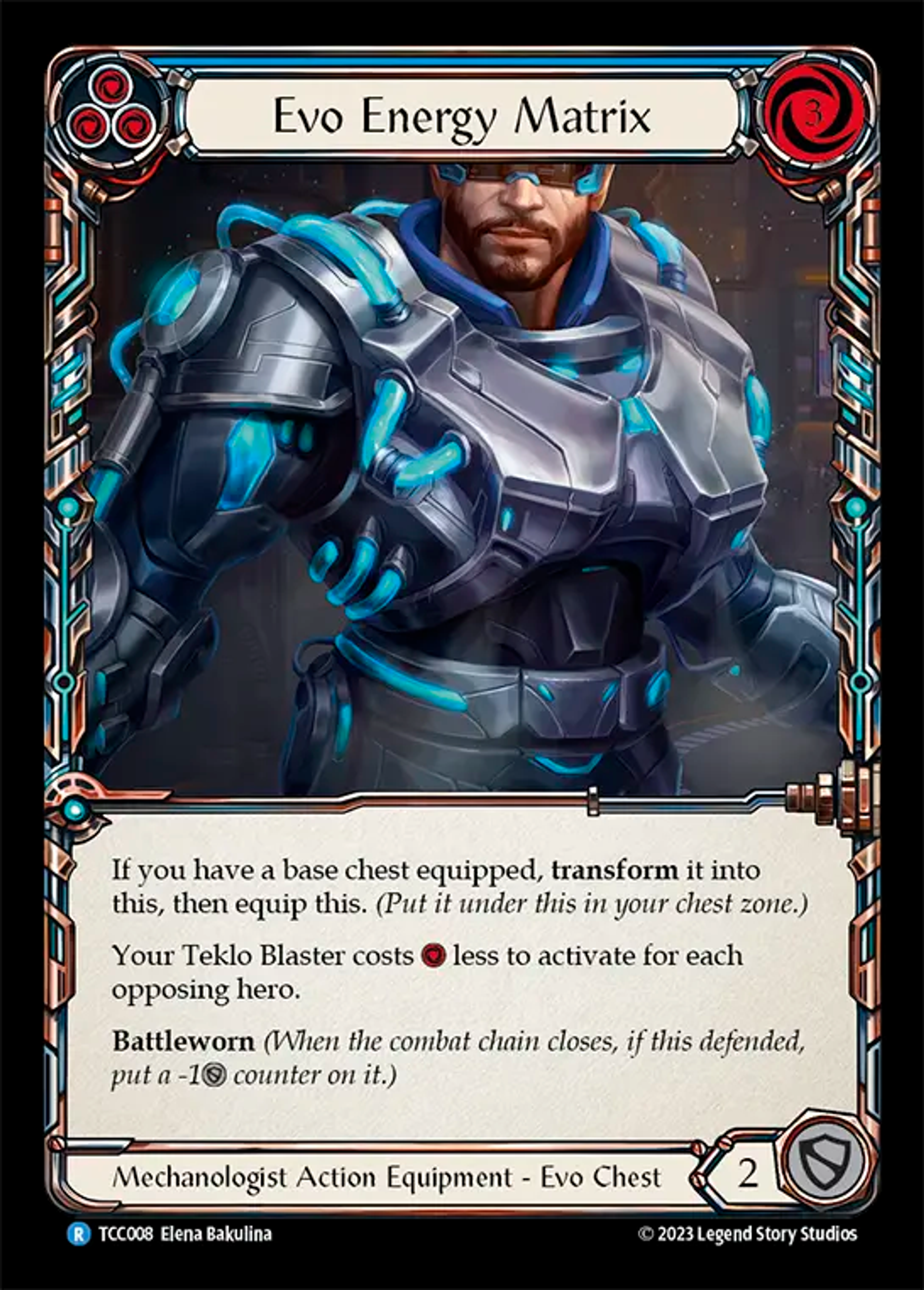 Evo Energy Matrix (Blue) — Round the Table: TCC x LSS — Flesh and Blood