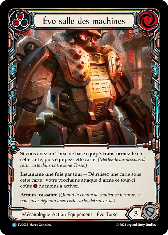Évo salle des machines — Bright Lights — Flesh and Blood