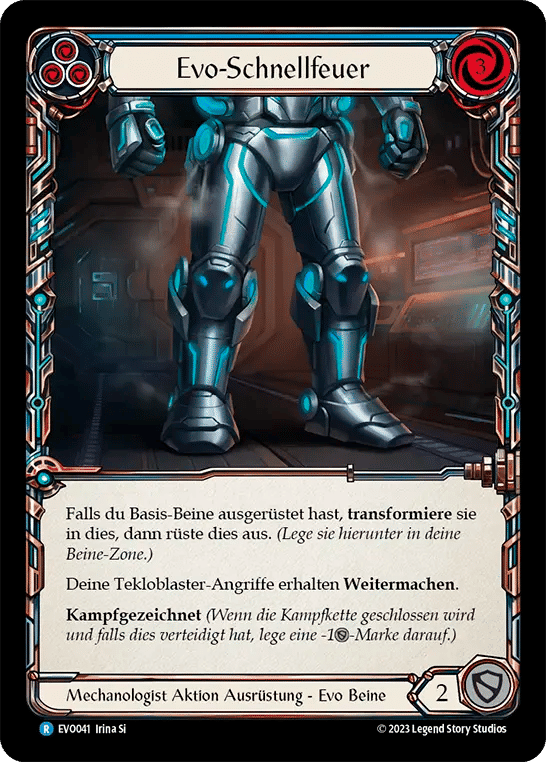 Evo Rapid Fire (Blue) — Bright Lights — Flesh and Blood