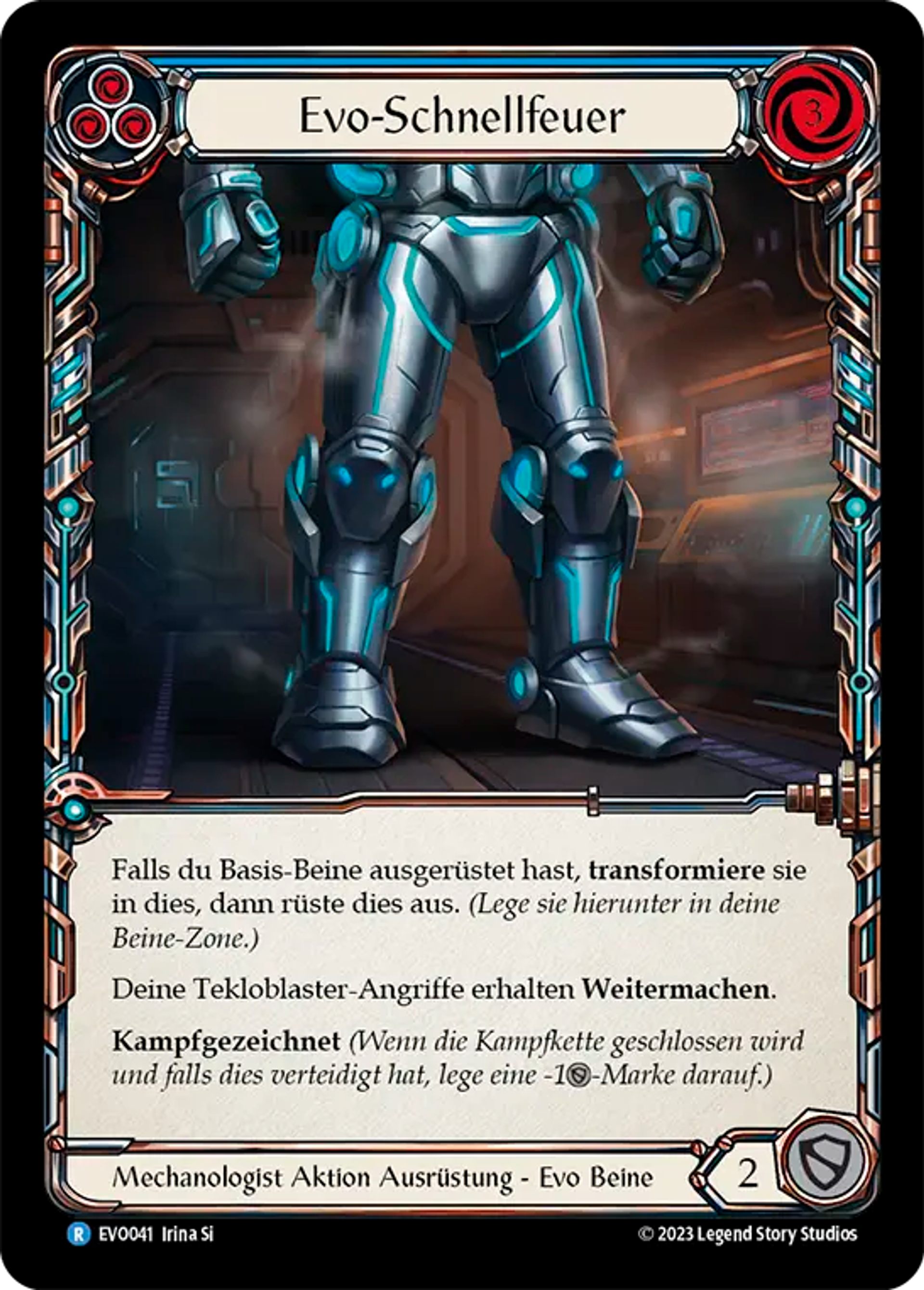 Evo Rapid Fire (Blue) — Bright Lights — Flesh and Blood