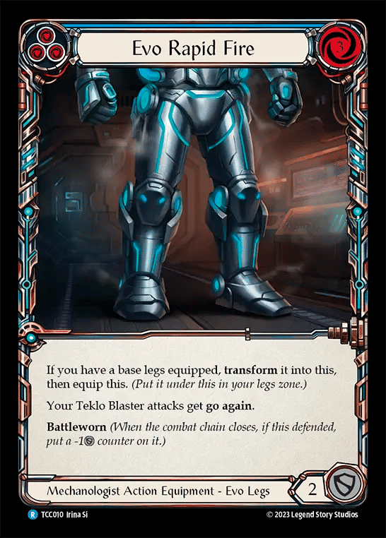 Evo Rapid Fire (Blue) — Round the Table: TCC x LSS — Flesh and Blood