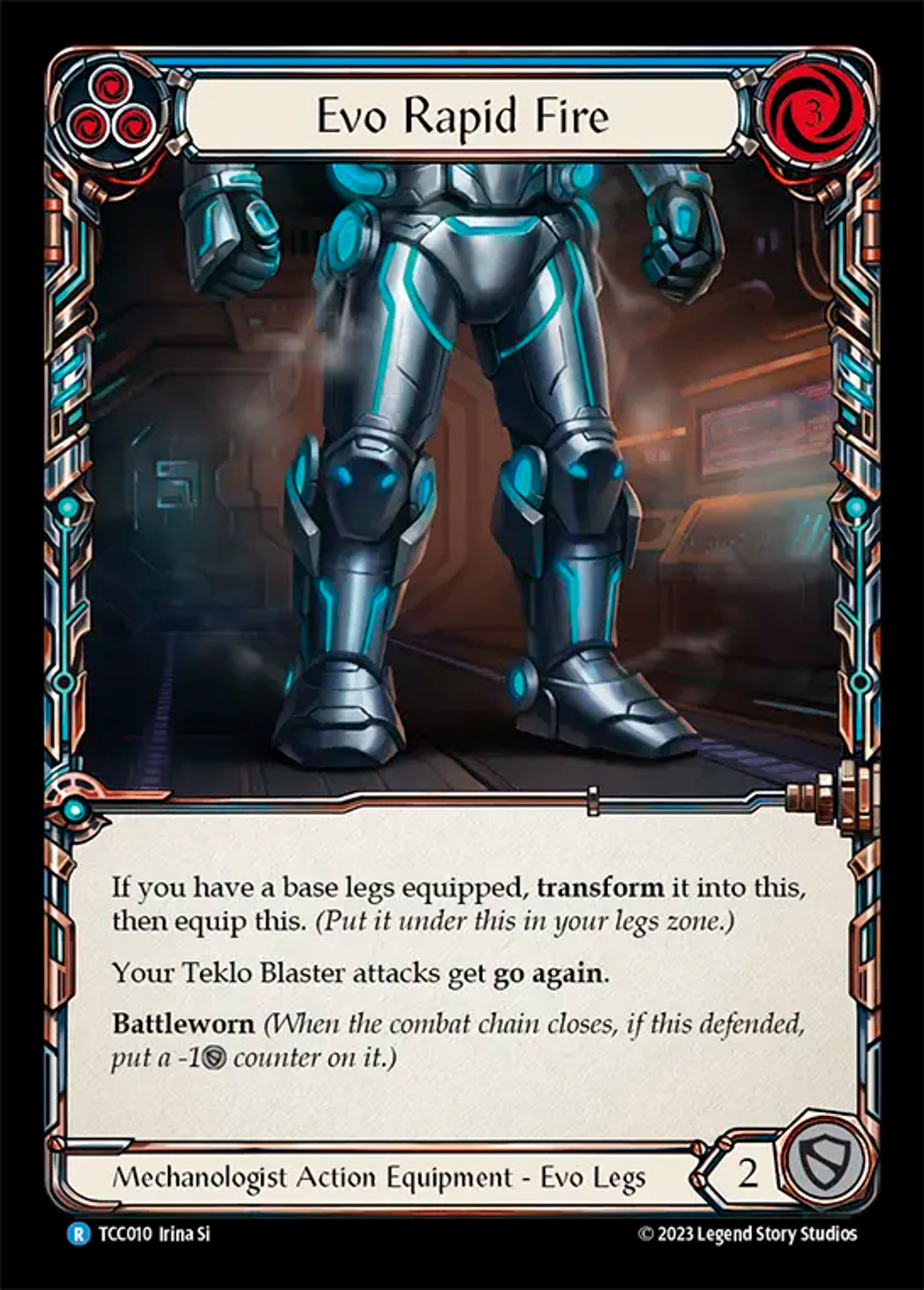 Evo Rapid Fire (Blue) — Round the Table: TCC x LSS — Flesh and Blood