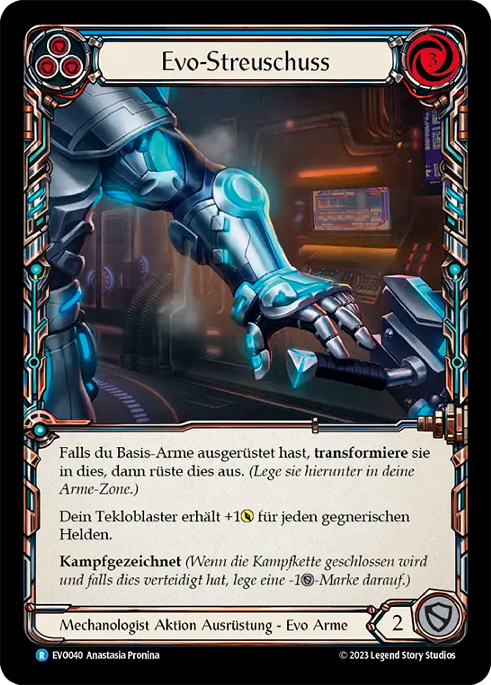 Evo Scatter Shot (Blue) — Bright Lights — Flesh and Blood
