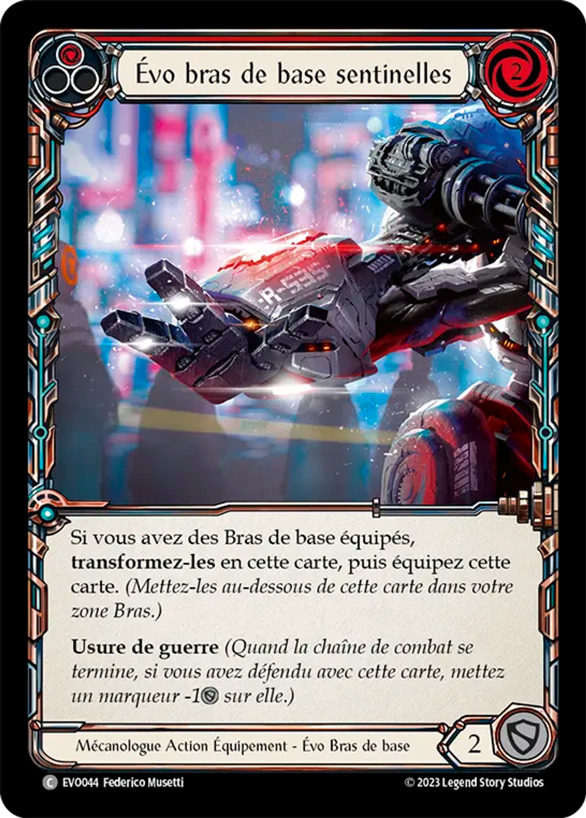 Évo bras de base sentinelles — Bright Lights — Flesh and Blood
