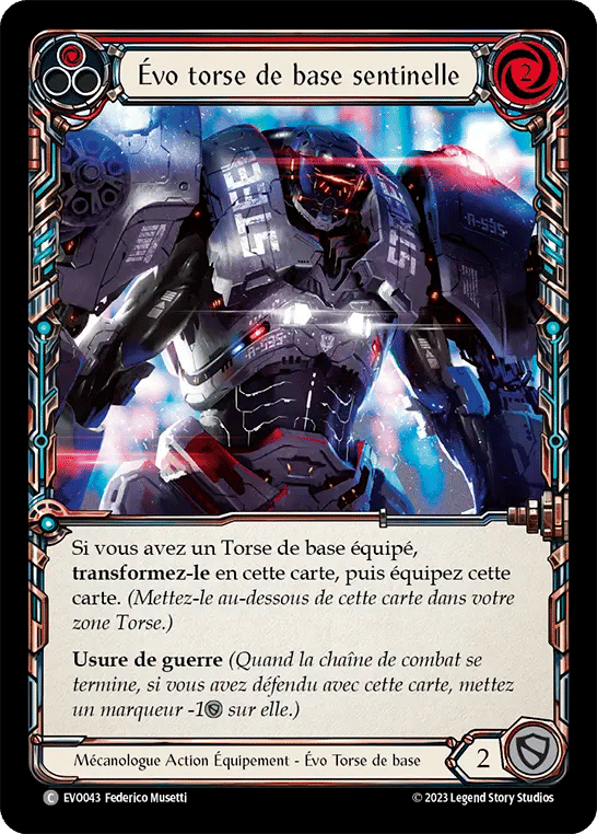 Évo torse de base sentinelle — Bright Lights — Flesh and Blood