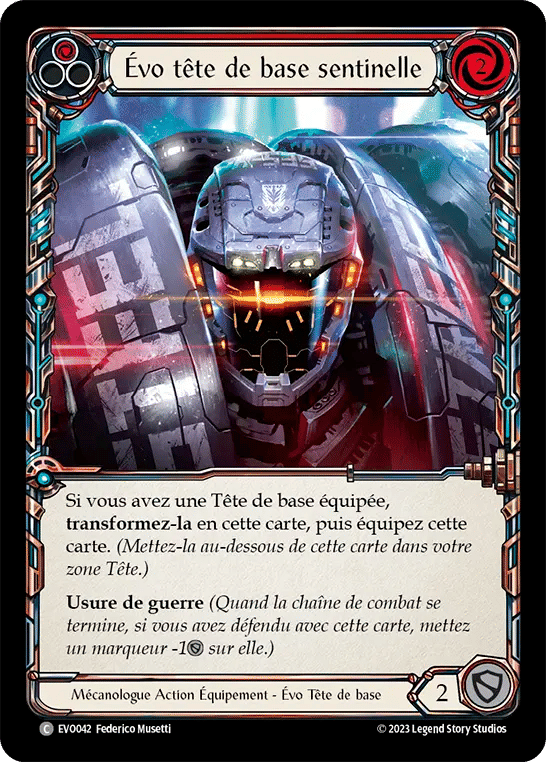 Évo tête de base sentinelle — Bright Lights — Flesh and Blood