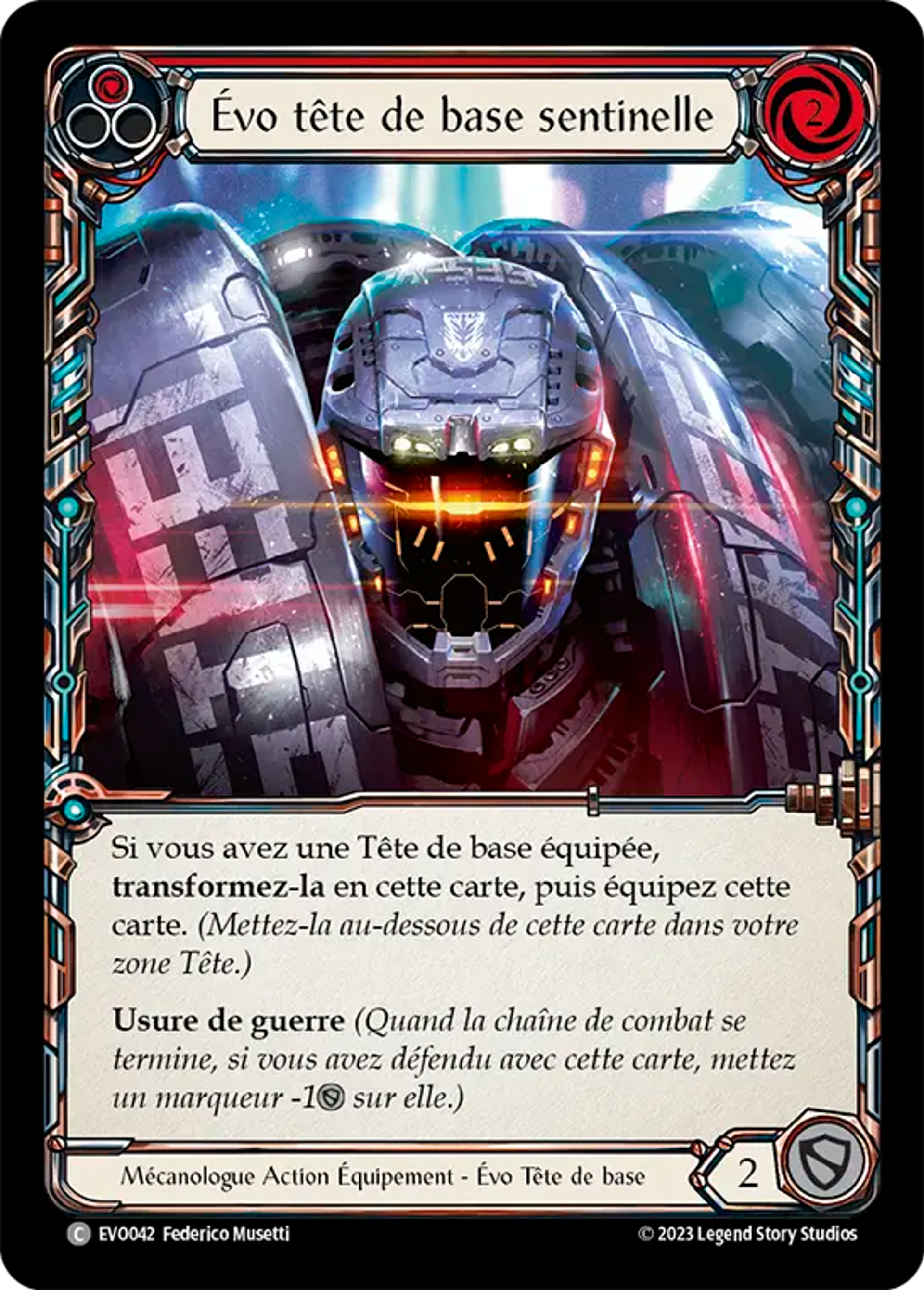 Évo tête de base sentinelle — Bright Lights — Flesh and Blood