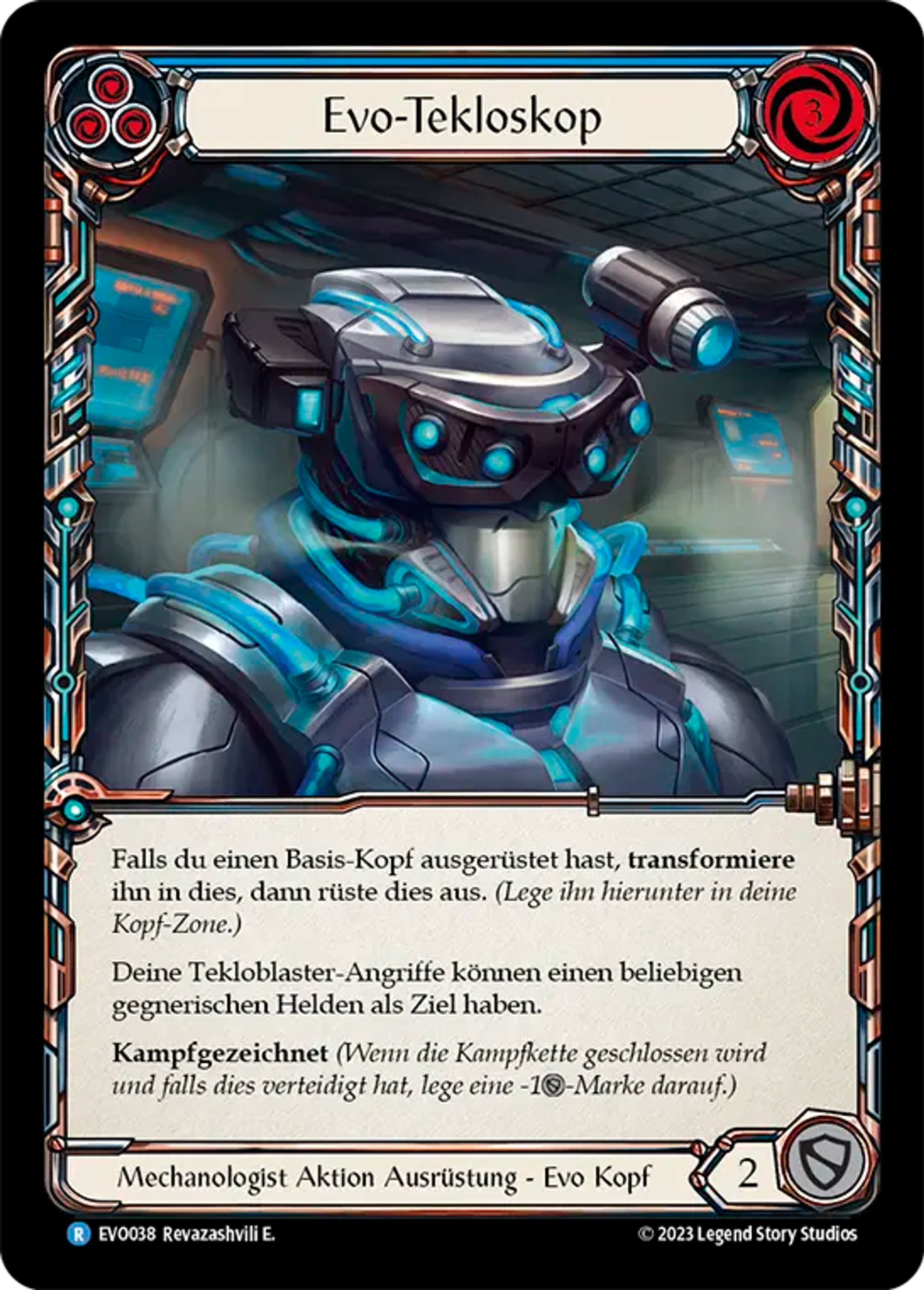 Evo Tekloscope (Blue) — Bright Lights — Flesh and Blood