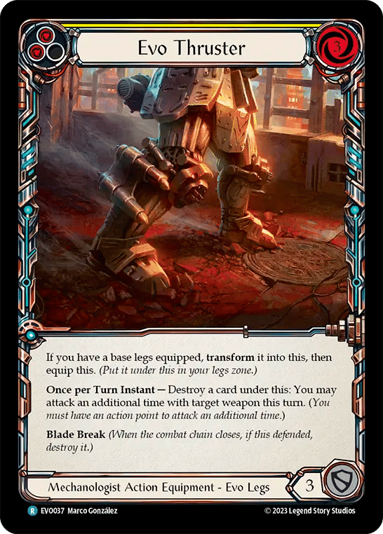 Evo Thruster (Yellow) — Bright Lights — Flesh and Blood