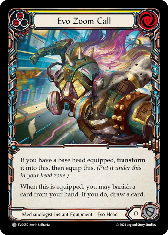 Evo Zoom Call (Yellow) — Bright Lights — Flesh and Blood