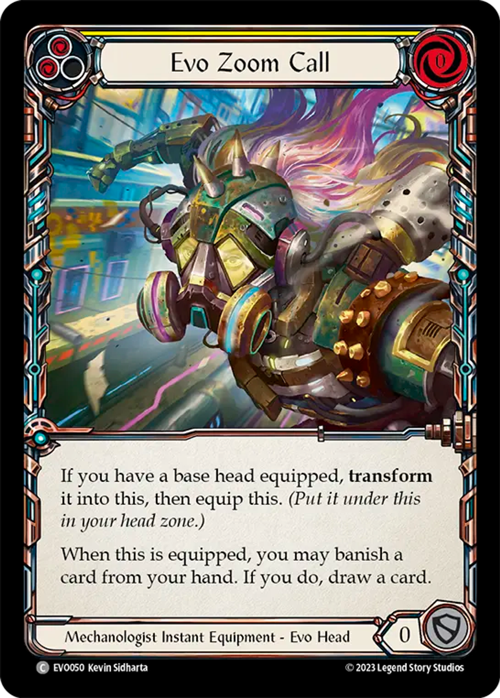 Evo Zoom Call (Yellow) — Bright Lights — Flesh and Blood