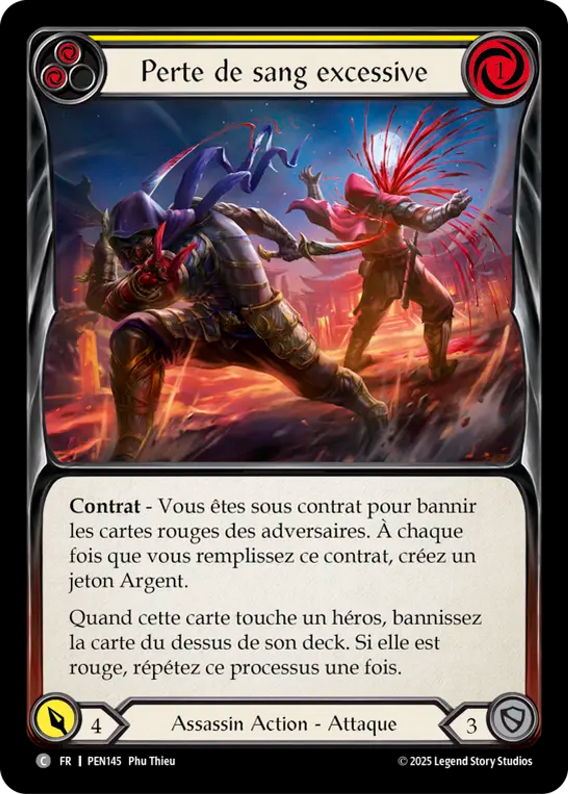 Excessive Bloodloss (Yellow) — Compendium of Rathe — Flesh and Blood