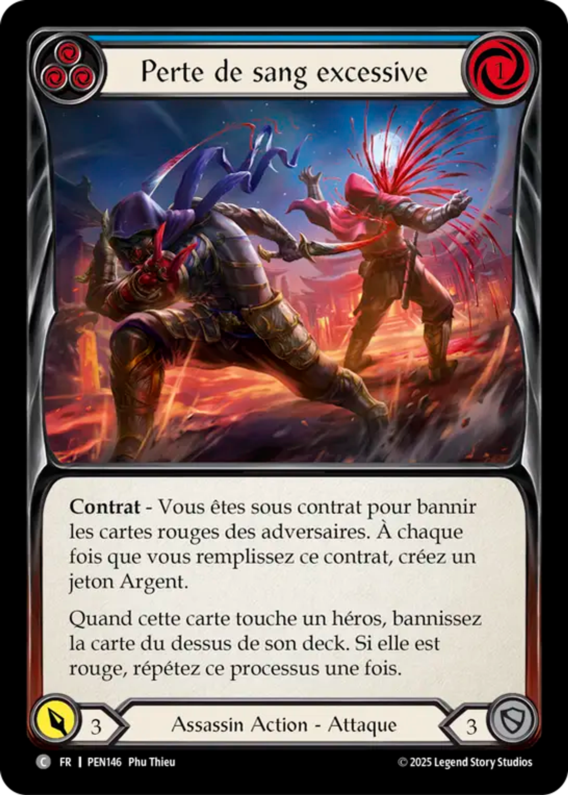 Excessive Bloodloss (Blue) — Compendium of Rathe — Flesh and Blood