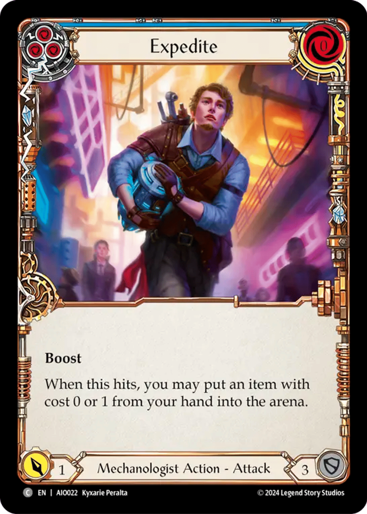 Expedite (Blue) from Armory Deck - Dash I/O - Flesh and Blood