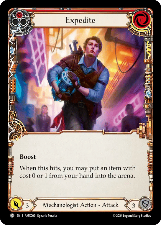 Expedite (Red) — Armory Deck - Maxx 'The Hype' Nitro — Flesh and Blood
