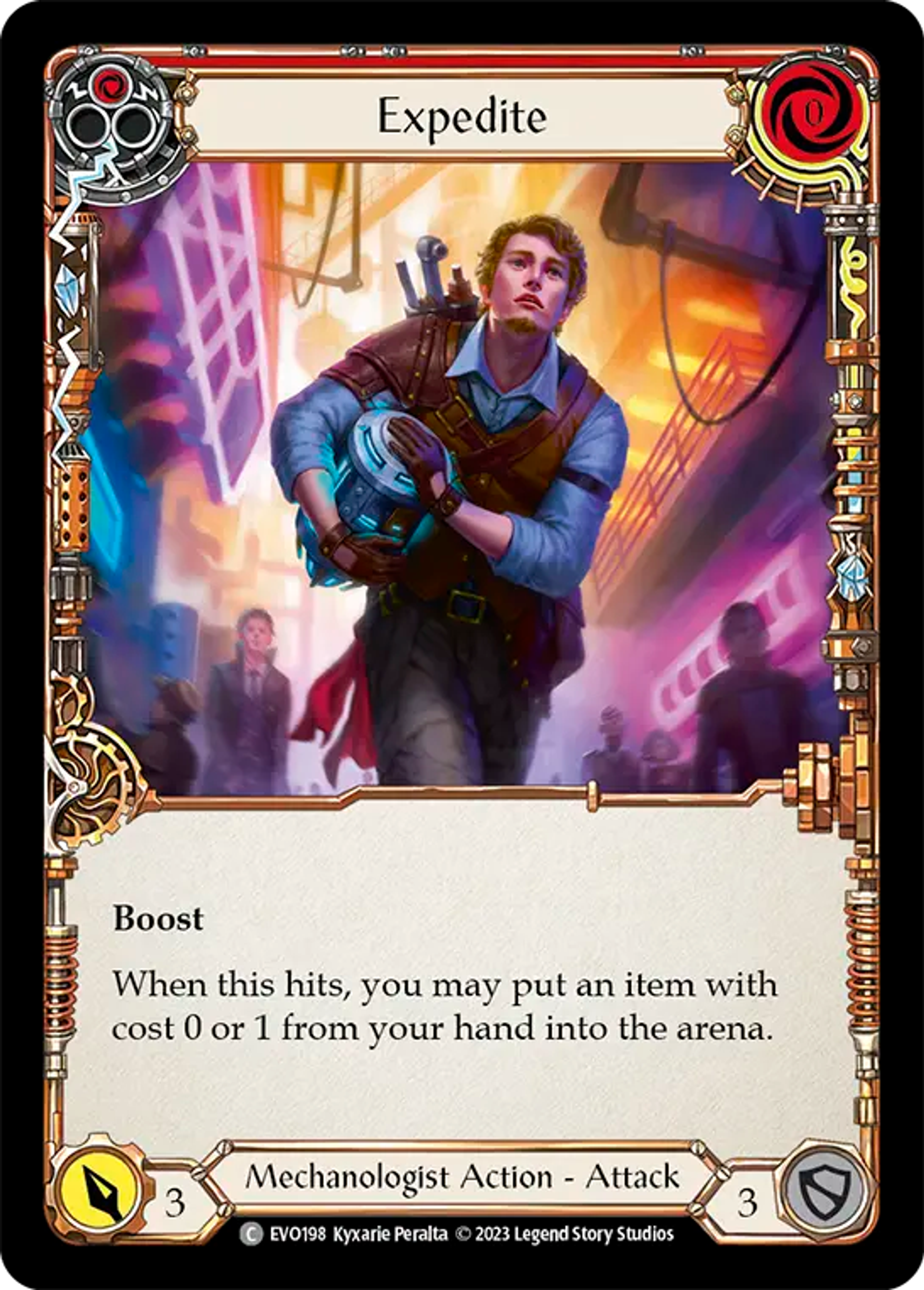 Expedite (Red) — Bright Lights — Flesh and Blood