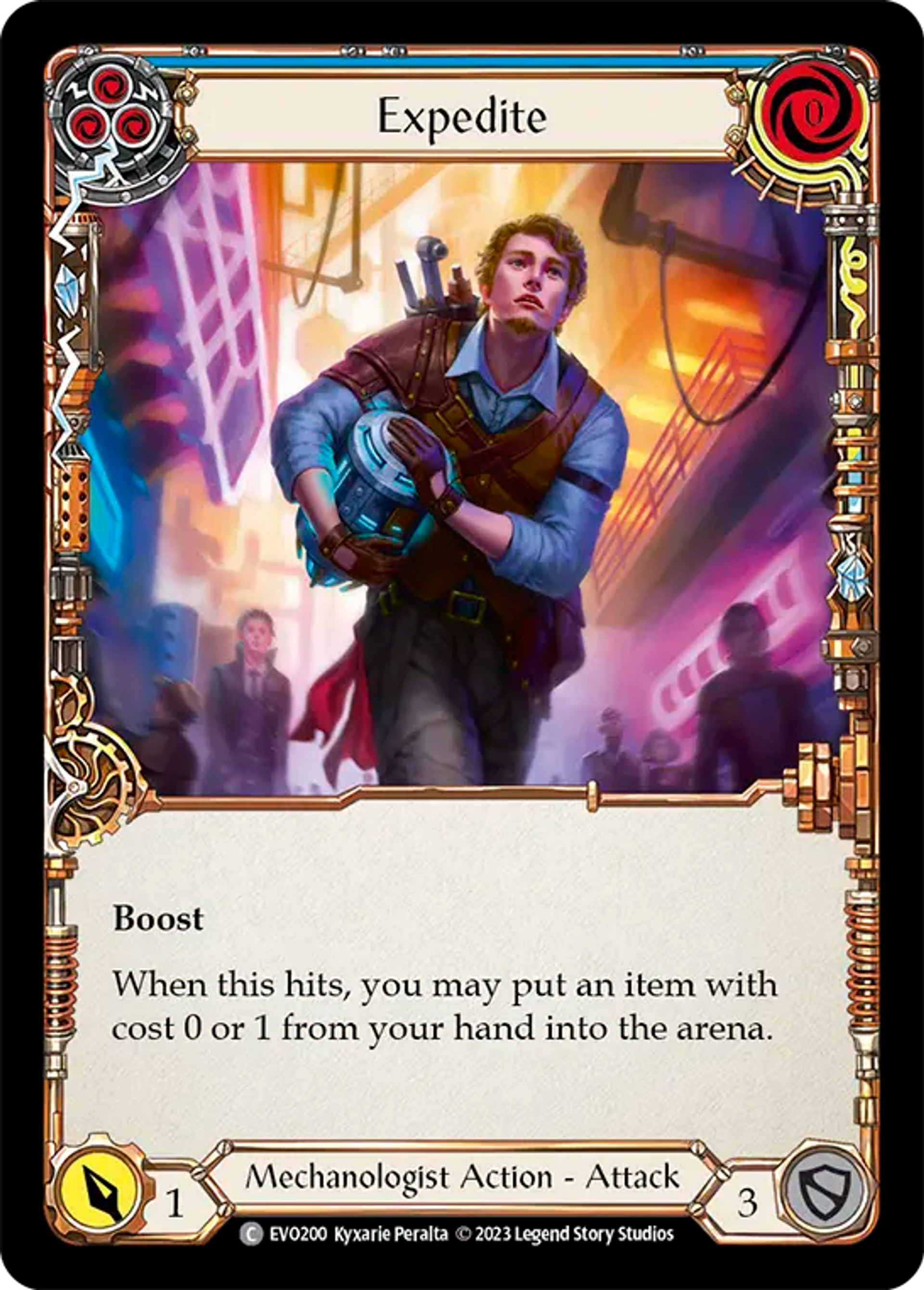 Expedite (Blue) — Bright Lights — Flesh and Blood