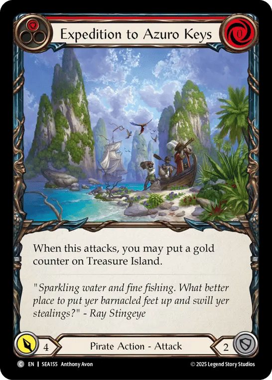 Expedition to Azuro Keys (Red) — High Seas — Flesh and Blood