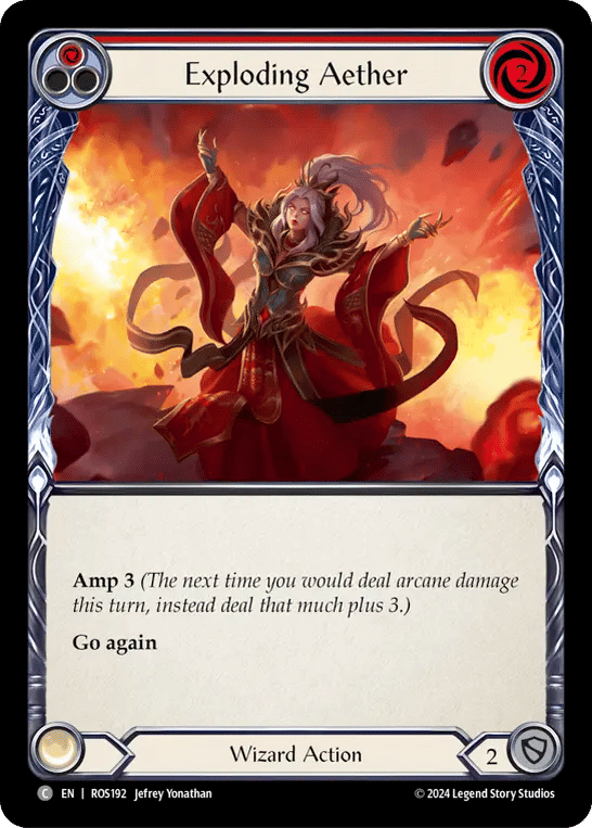 Exploding Aether (Red) — Rosetta — Flesh and Blood
