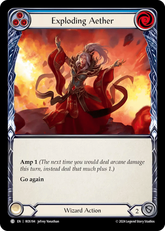 Exploding Aether (Blue) — Rosetta — Flesh and Blood