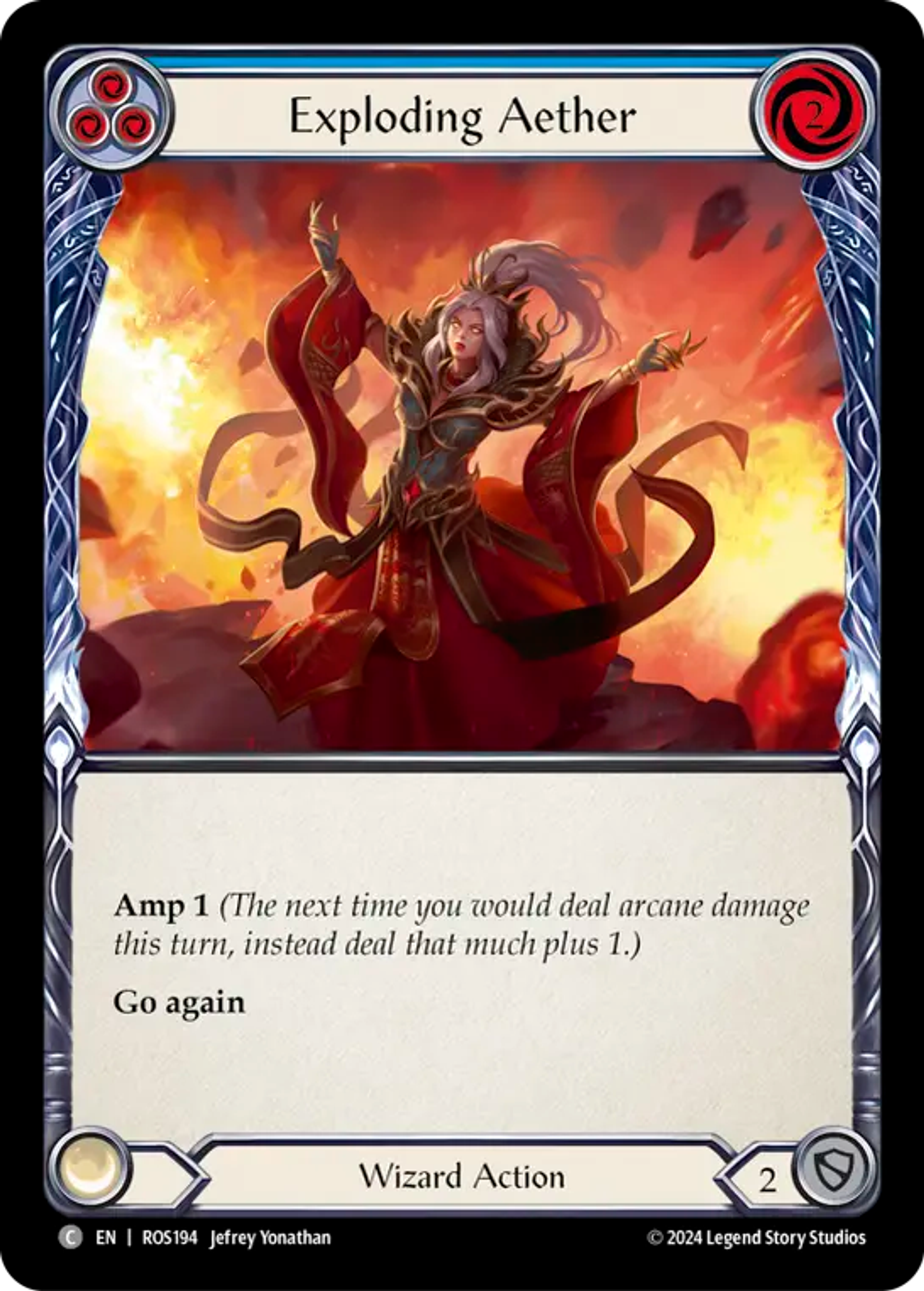 Exploding Aether (Blue) — Rosetta — Flesh and Blood