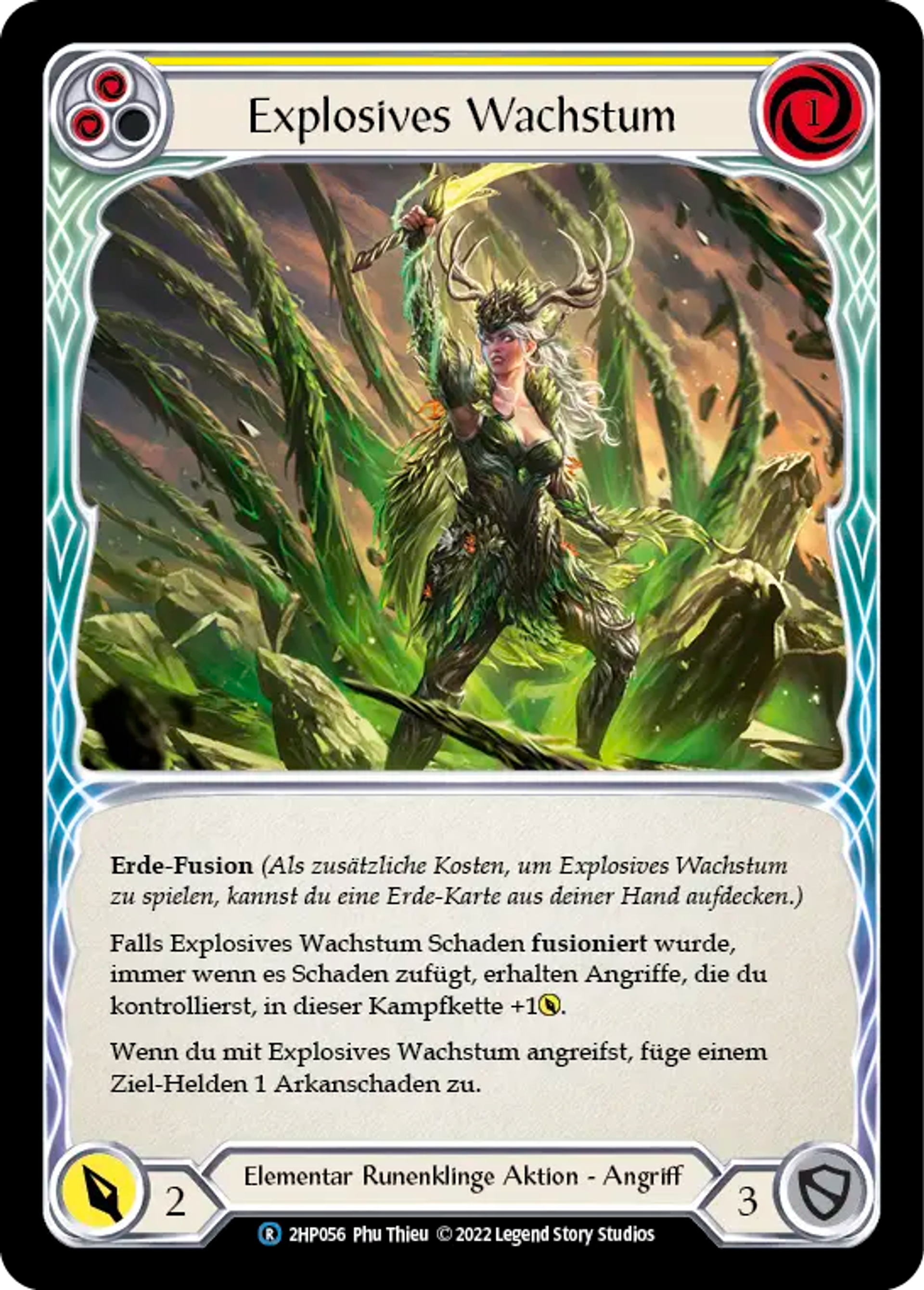 Explosive Growth (Yellow) — History Pack 2 - Black Label — Flesh and Blood