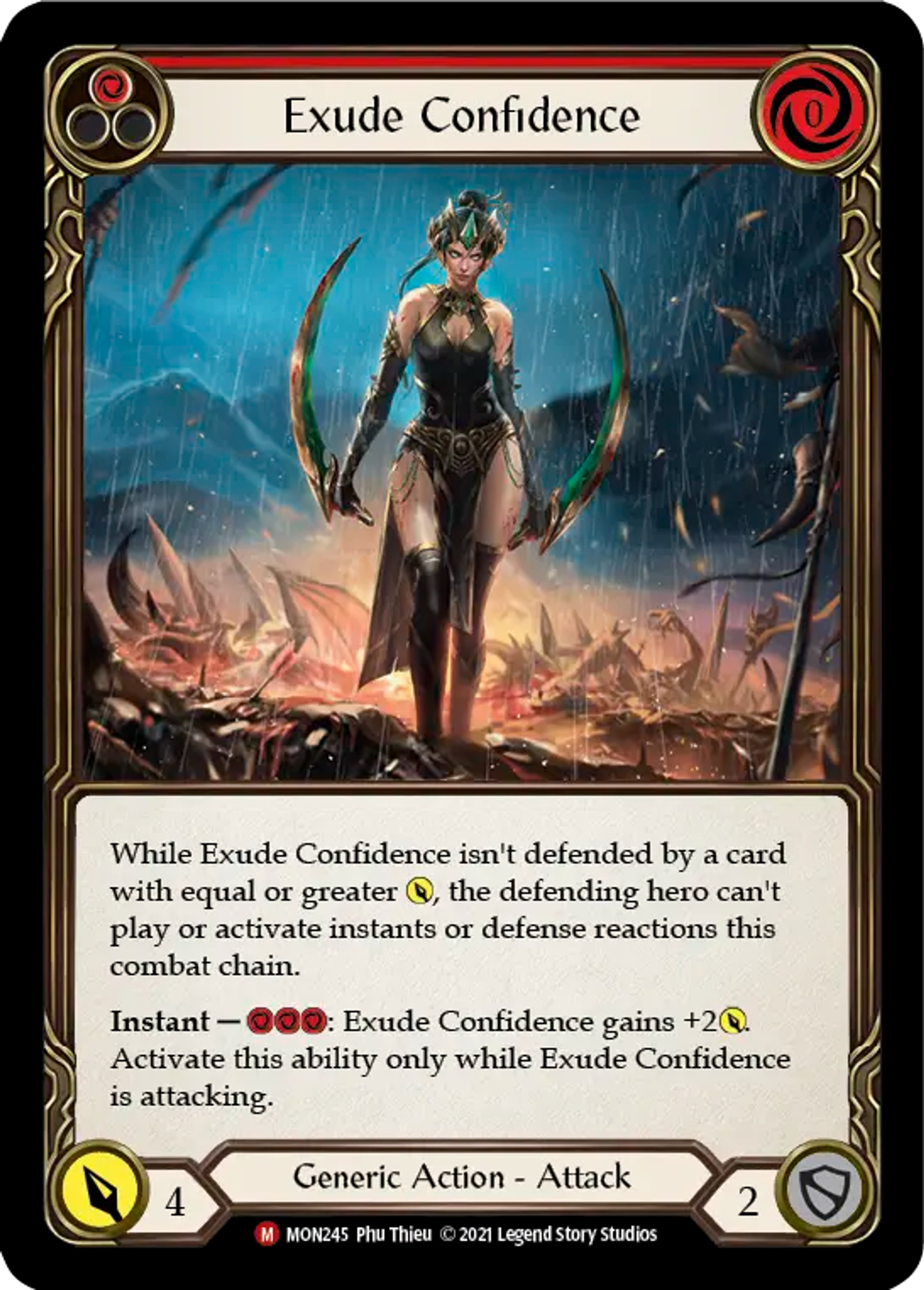 Exude Confidence — Monarch — Flesh and Blood