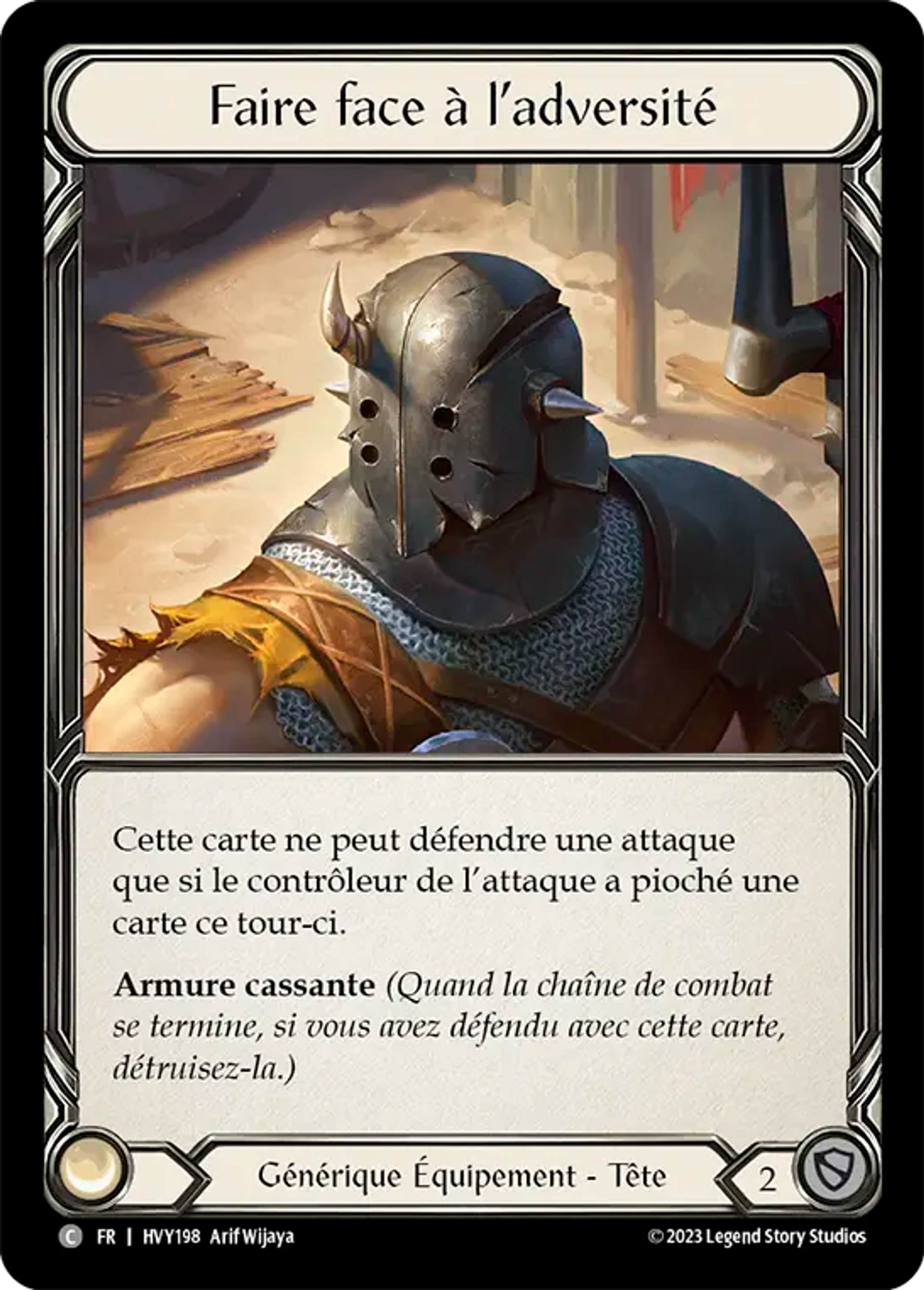 Faire face à l’adversité — Heavy Hitters — Flesh and Blood