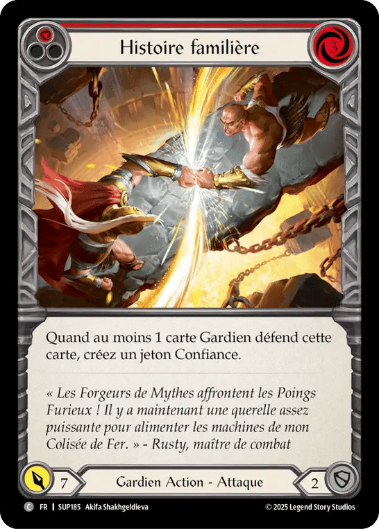 Histoire familière — Super Slam — Flesh and Blood