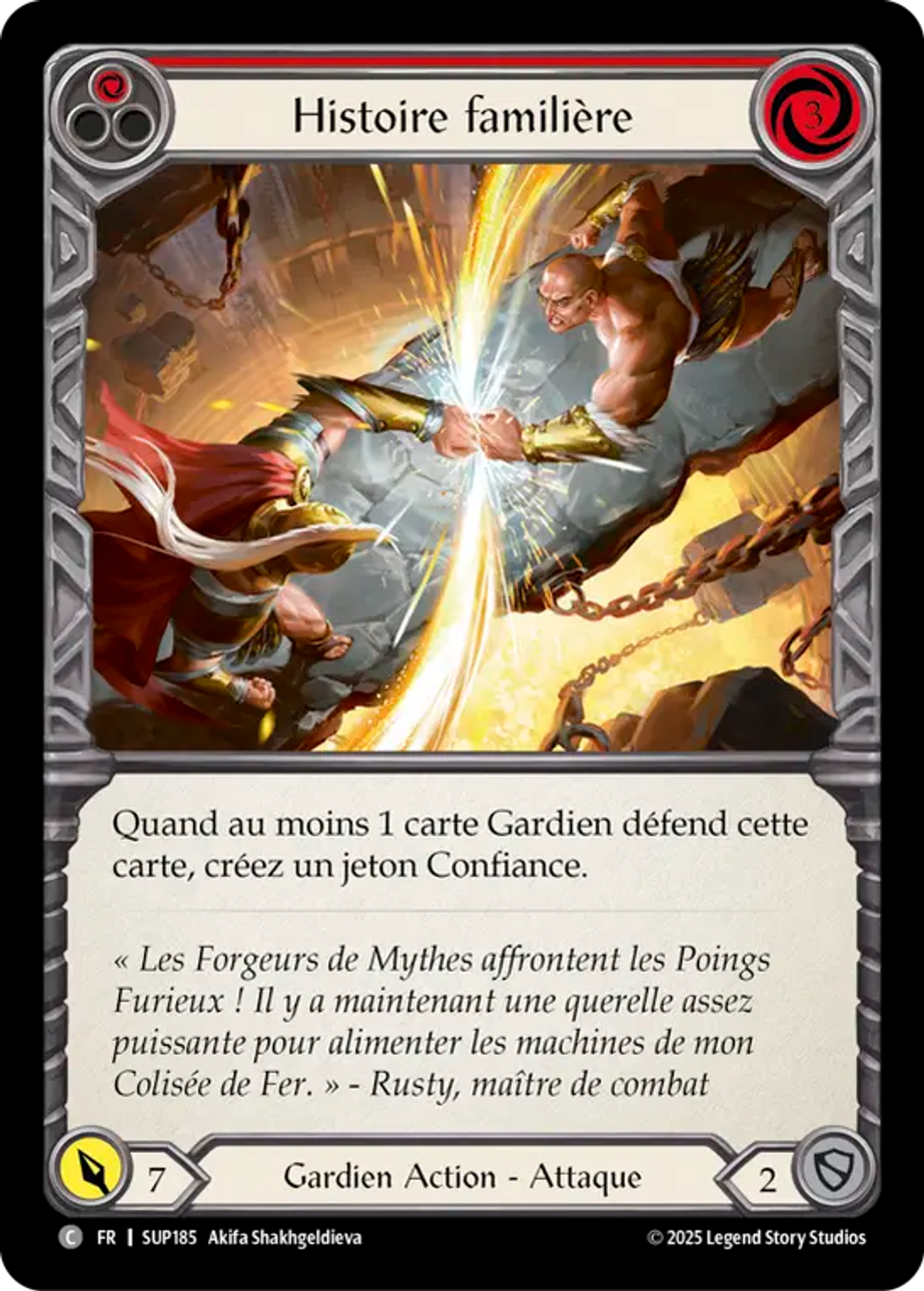 Histoire familière — Super Slam — Flesh and Blood