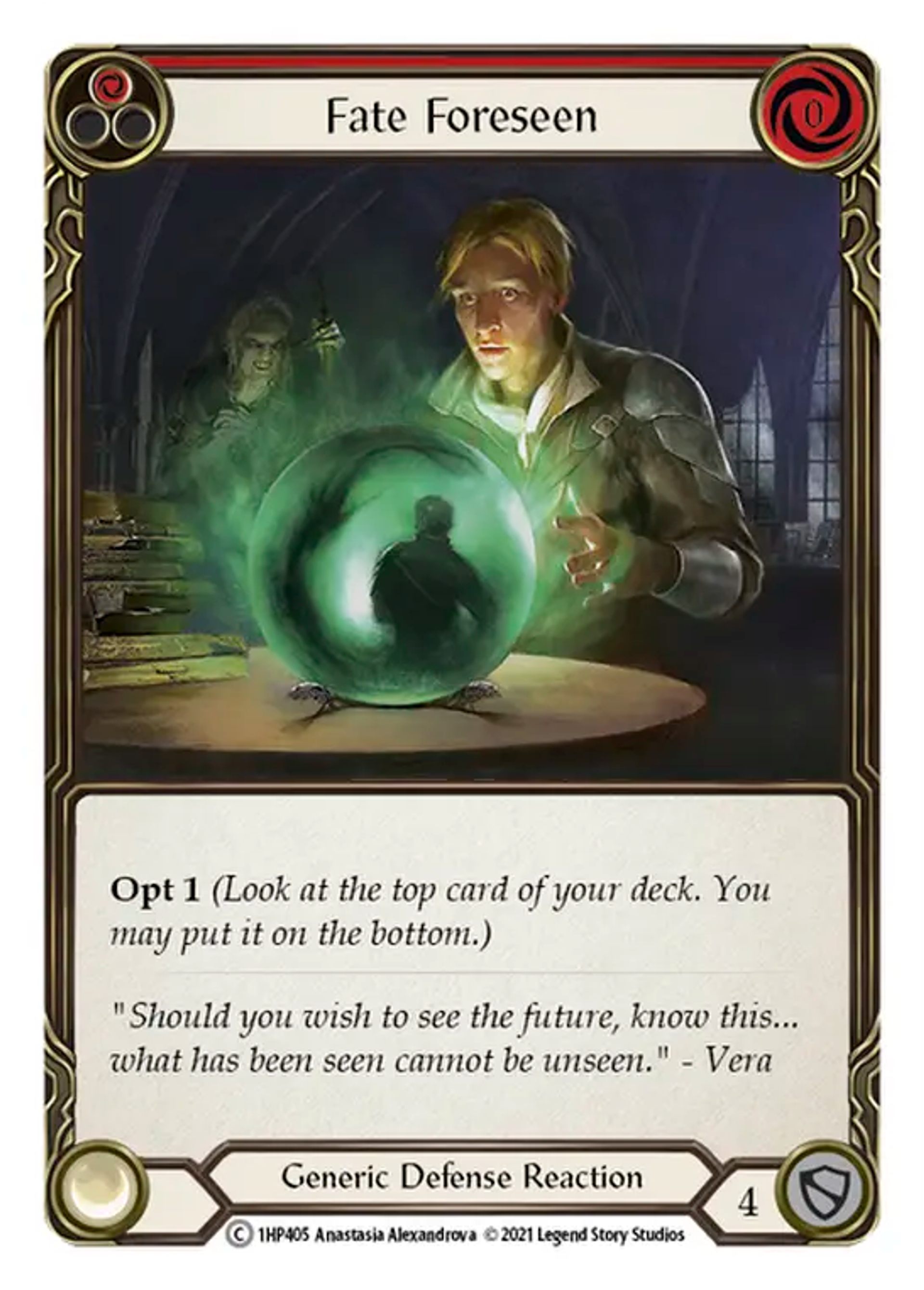 Fate Foreseen (Red) — History Pack 1 — Flesh and Blood