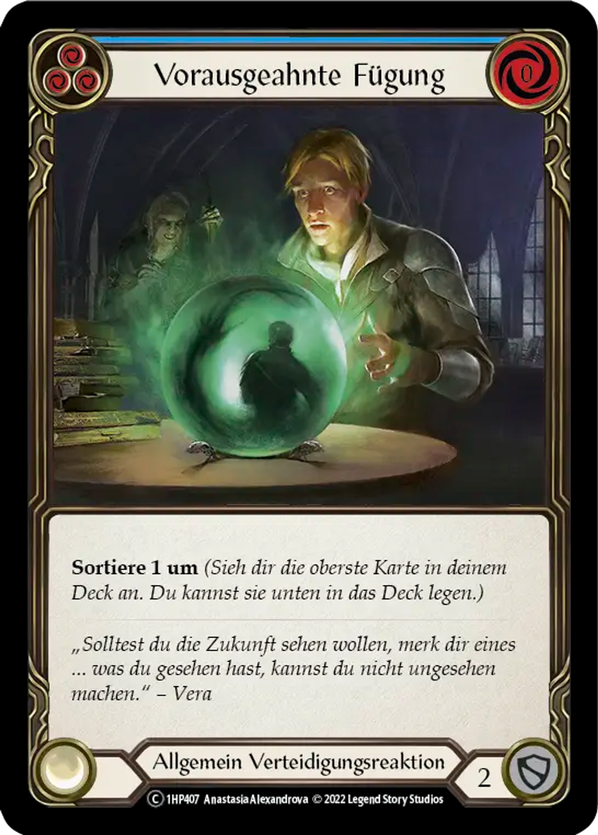 Fate Foreseen (Blue) — History Pack 1 - Black Label — Flesh and Blood