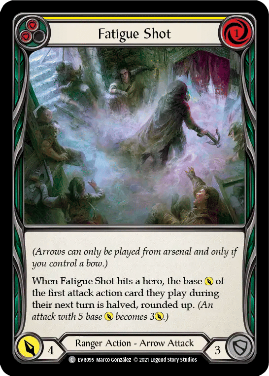 Fatigue Shot (Yellow) — Everfest — Flesh and Blood