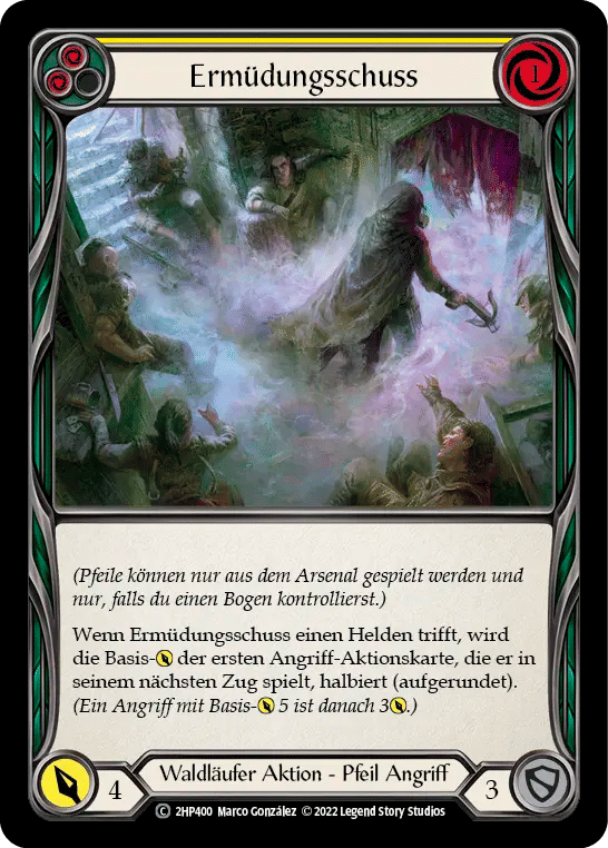Fatigue Shot (Yellow) — History Pack 2 - Black Label — Flesh and Blood