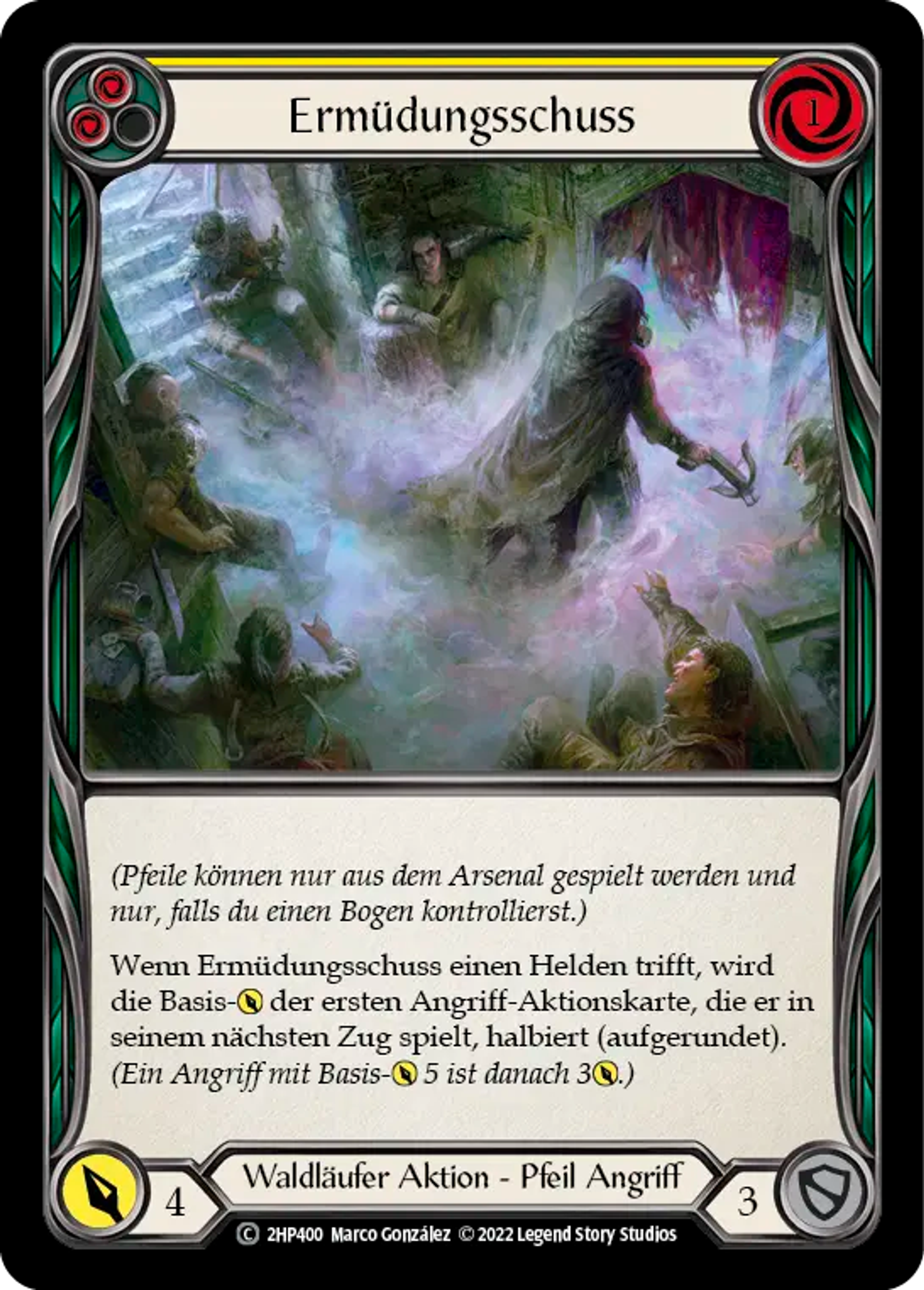 Fatigue Shot (Yellow) — History Pack 2 - Black Label — Flesh and Blood