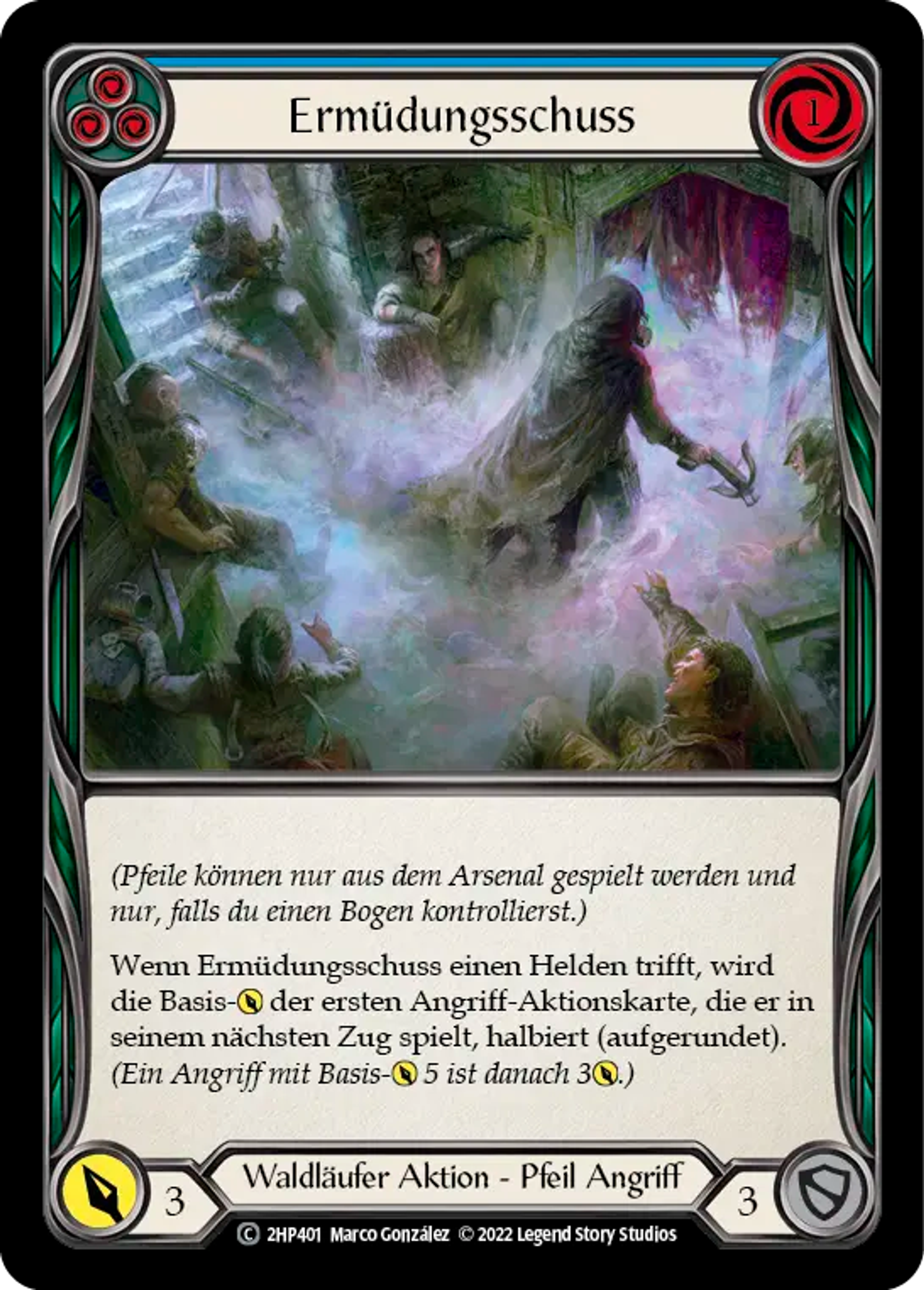 Fatigue Shot (Blue) — History Pack 2 - Black Label — Flesh and Blood