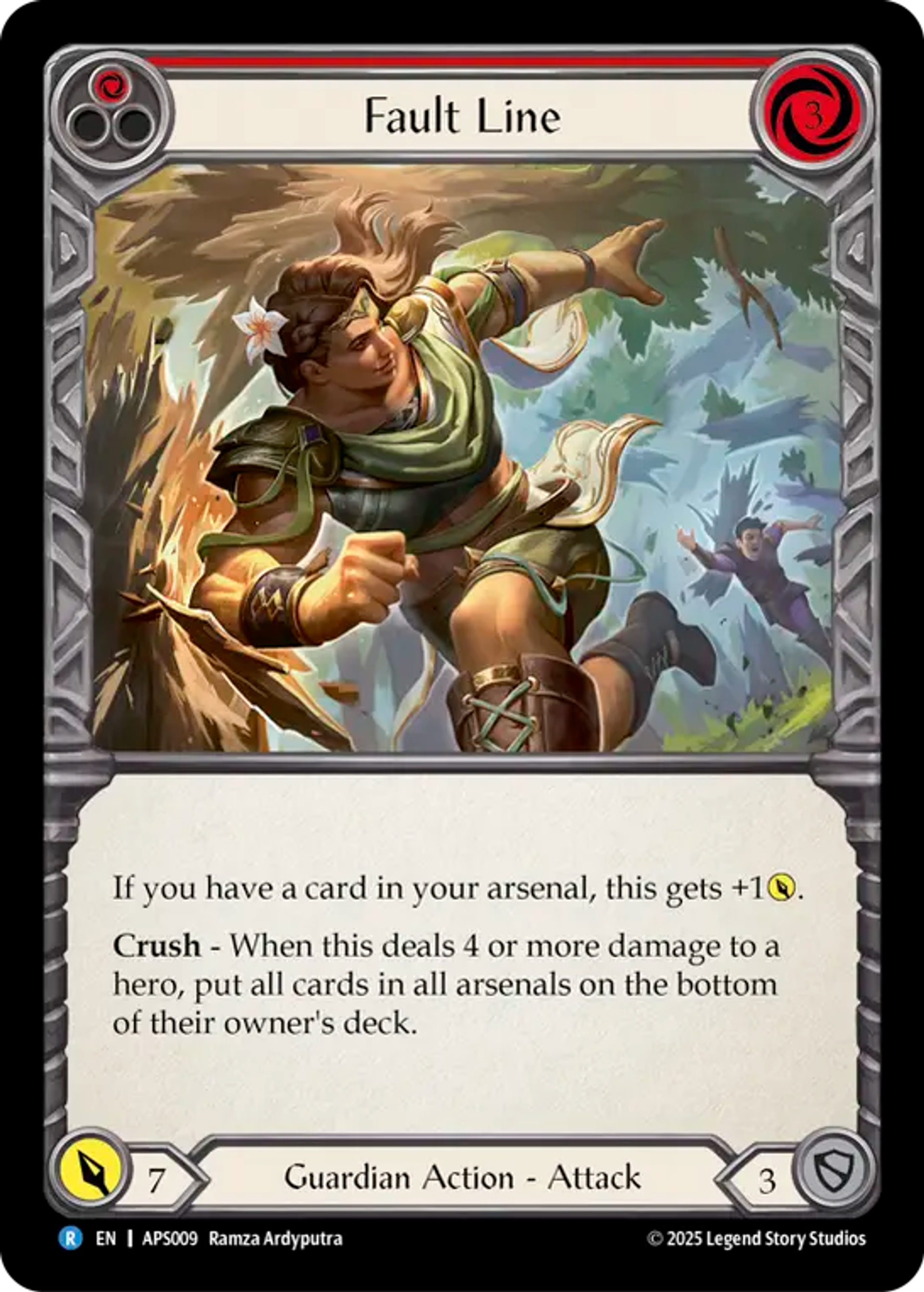 Fault Line (Red) — Armory Deck - Pleiades, Superstar — Flesh and Blood