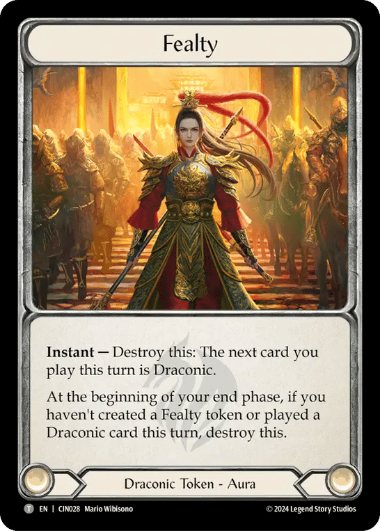 Fealty — The Hunted Blitz Deck - Cindra — Flesh and Blood