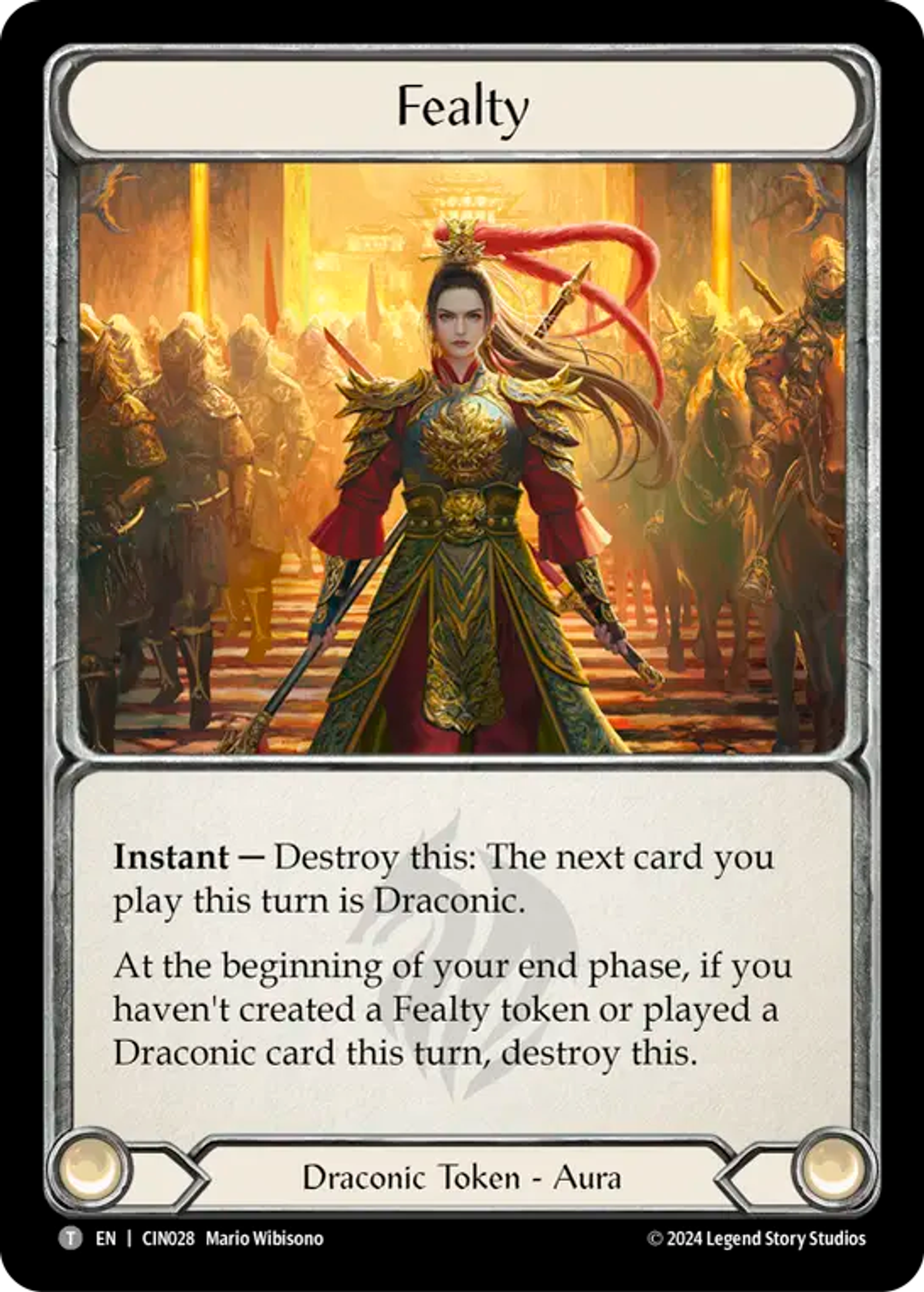 Fealty — The Hunted Blitz Deck - Cindra — Flesh and Blood