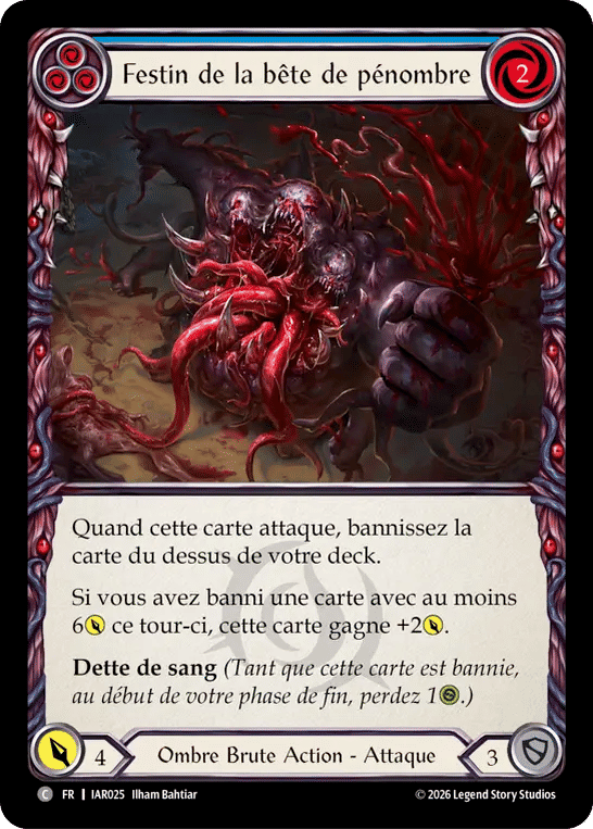 Festin de la bête de pénombre — Usurp the Shadow Throne — Flesh and Blood