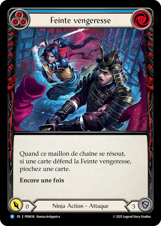 Feign Vengeance (Blue) — Compendium of Rathe — Flesh and Blood