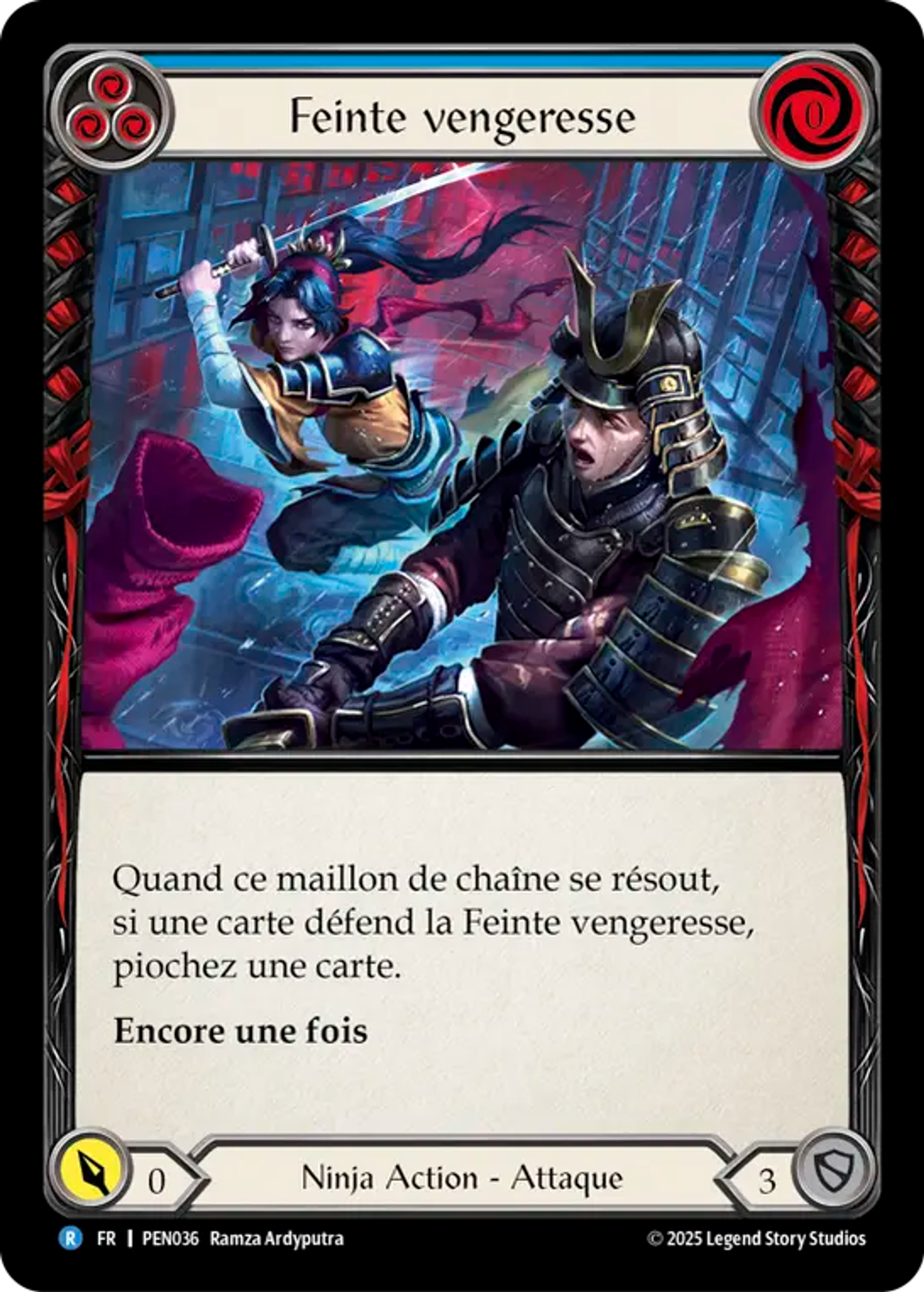 Feign Vengeance (Blue) — Compendium of Rathe — Flesh and Blood