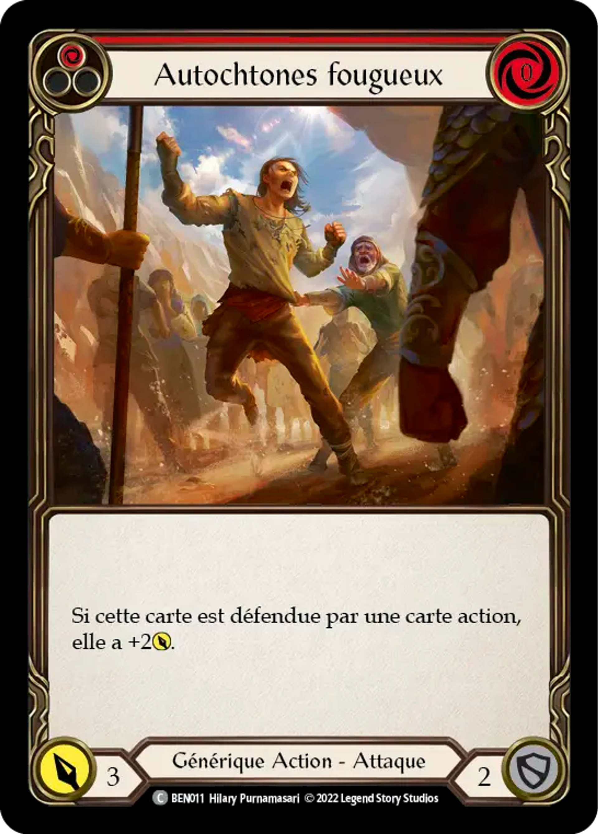 Autochtones fougueux — Benji - Blitz Deck — Flesh and Blood