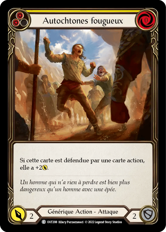 Autochtones fougueux — Outsiders — Flesh and Blood