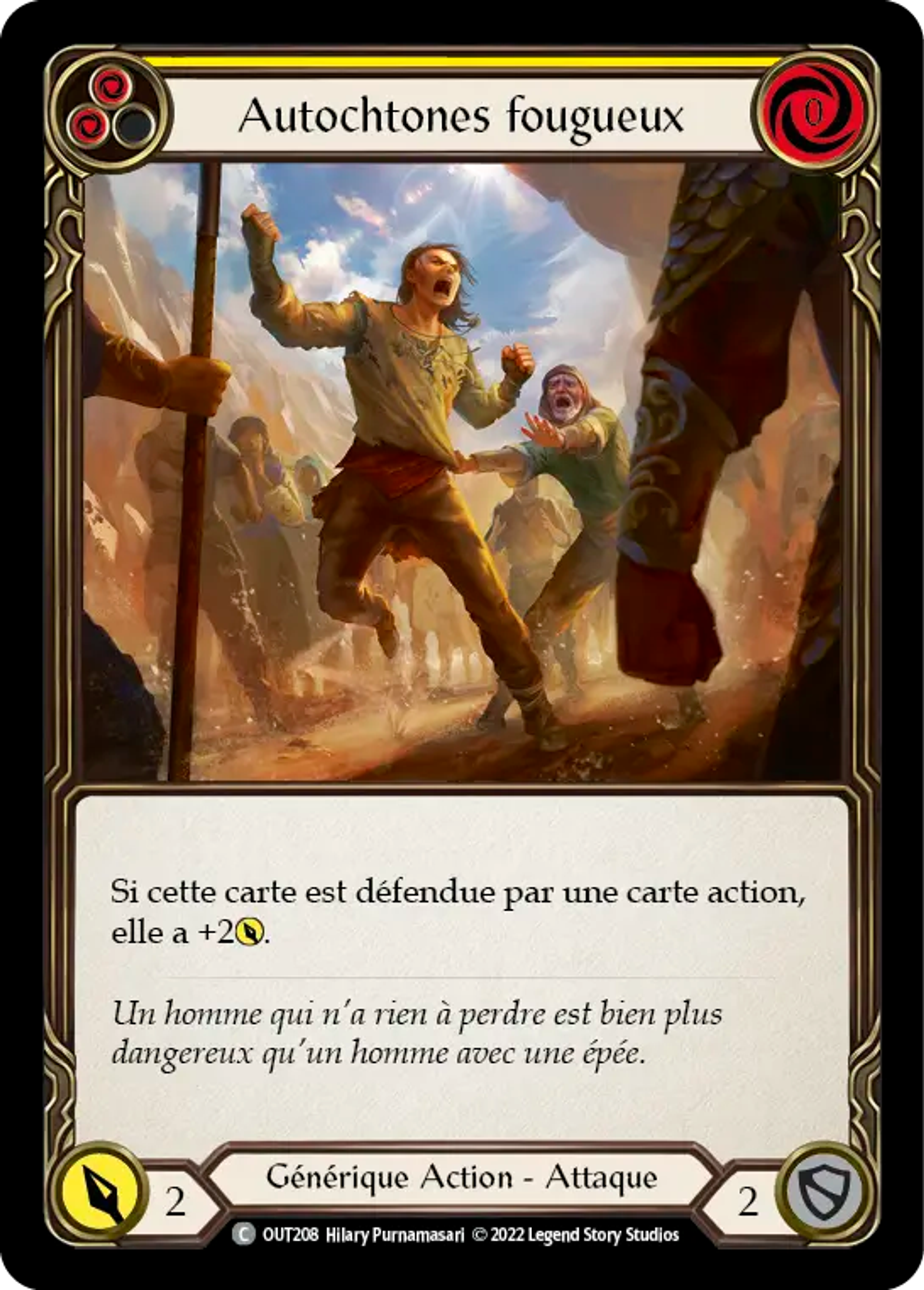 Autochtones fougueux — Outsiders — Flesh and Blood
