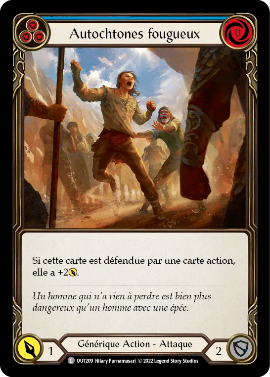 Autochtones fougueux — Outsiders — Flesh and Blood