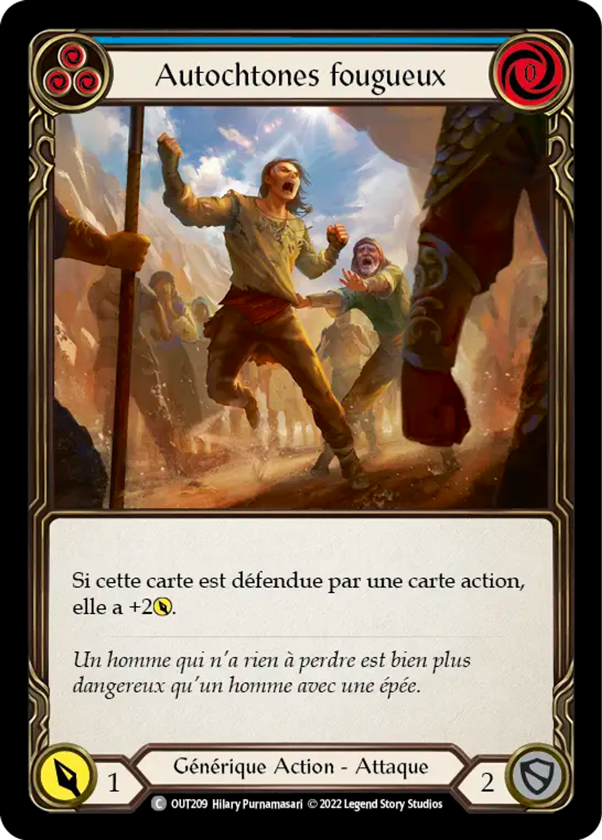 Autochtones fougueux — Outsiders — Flesh and Blood