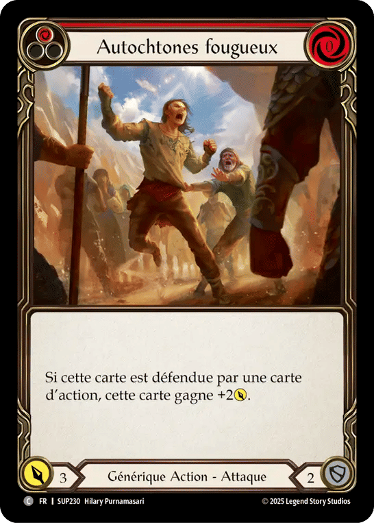 Autochtones fougueux — Super Slam — Flesh and Blood